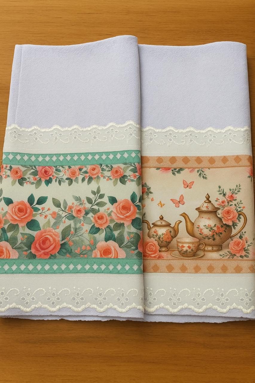 Pano de prato decorativo