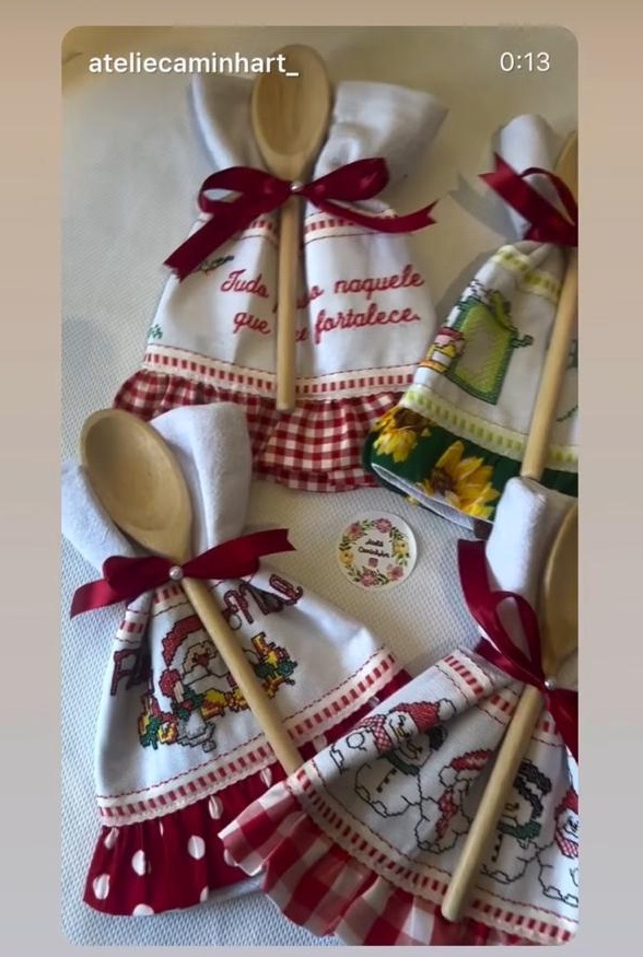 Kit de Panos de Prato Bordados