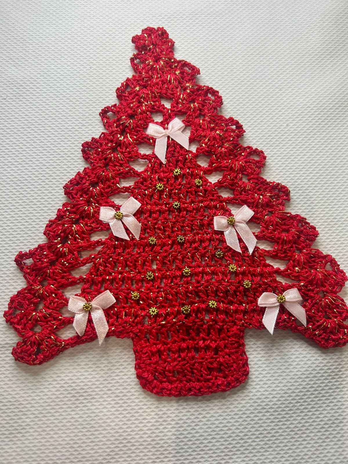 Árvore de Natal de crochê