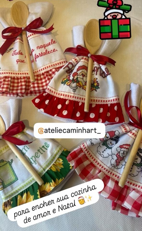 Kit de Panos de Prato Bordados