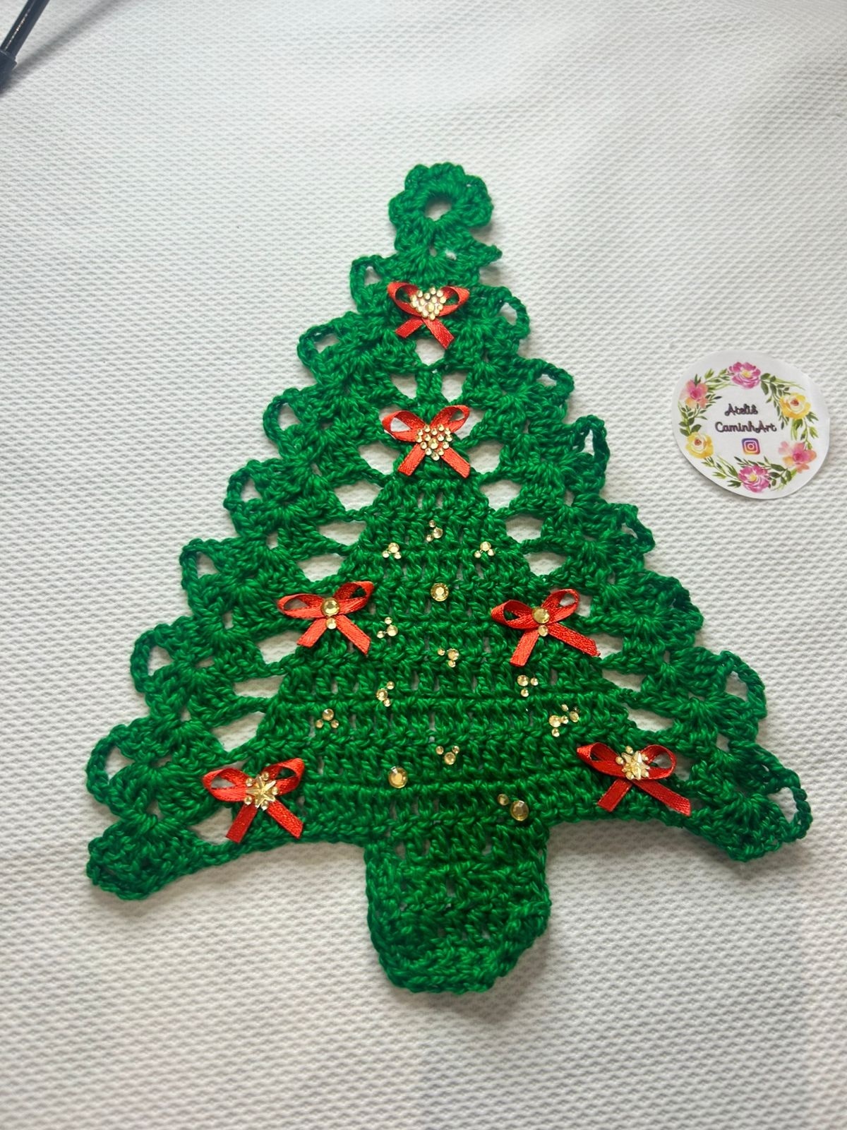 Árvore de Natal de crochê