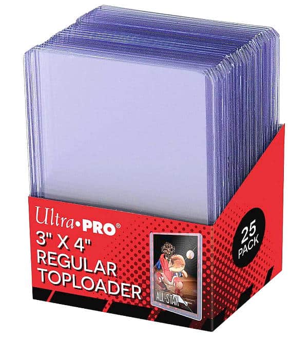 Ultra Pro 3" x 4" REGULAR Toploader