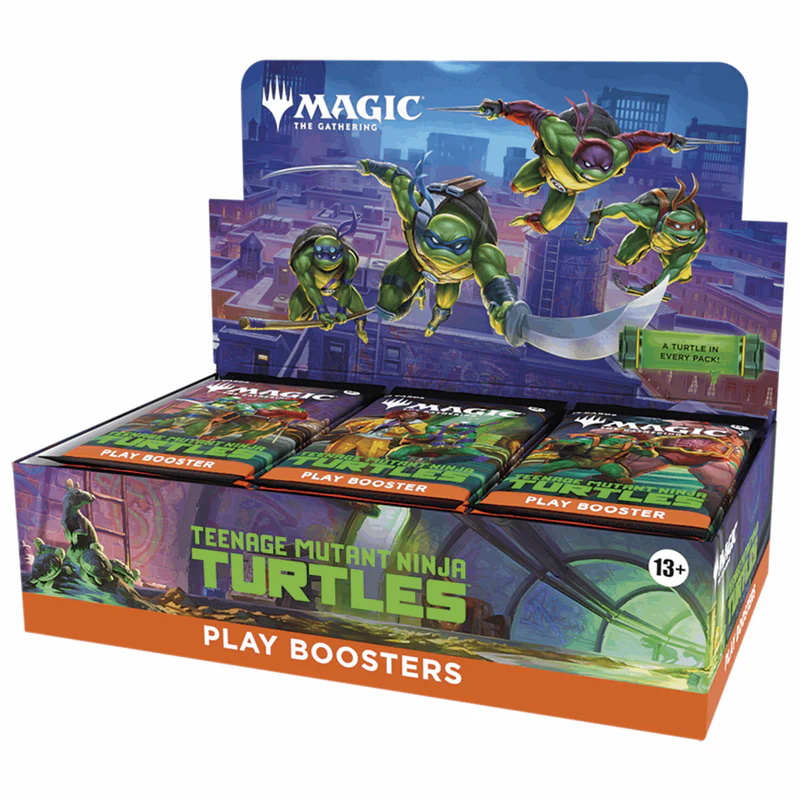 Teenage Mutant Ninja Turtles Play Booster Display (Deutsch)