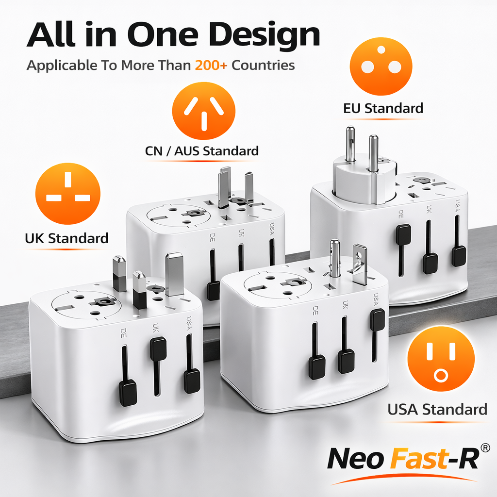Neo Fast-R Universal Travel Adapter PD20