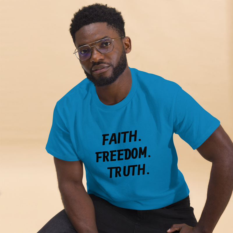 Faith. Freedom. Truth. Basic T-Shirt Unisex 