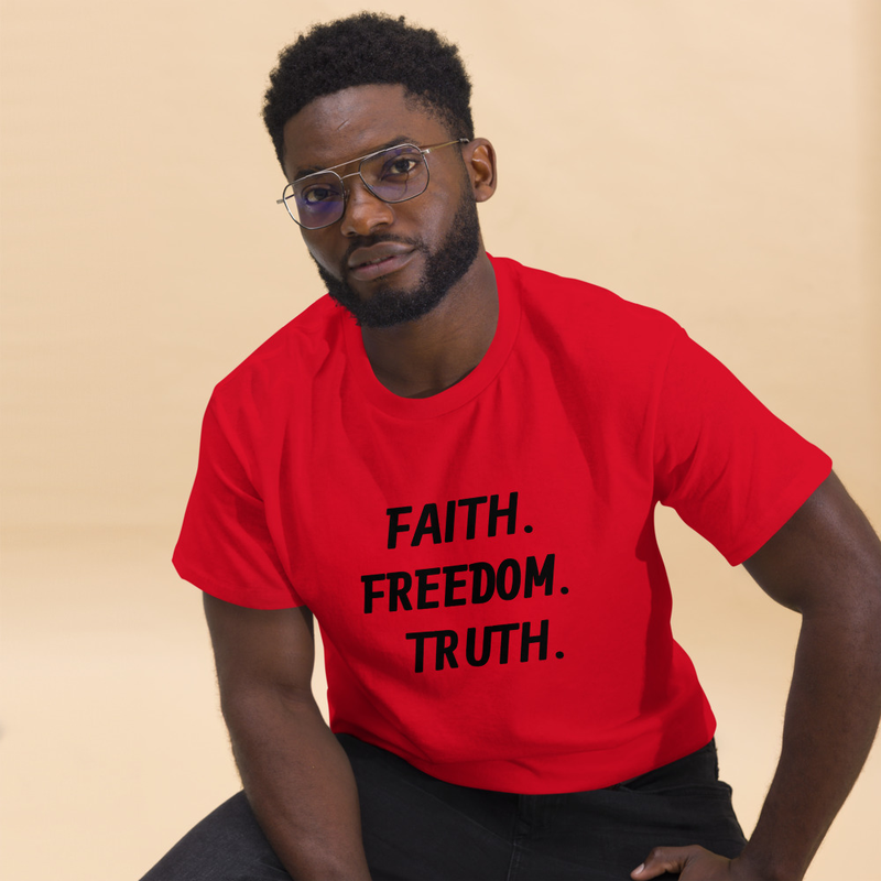 Faith. Freedom. Truth. Basic T-Shirt Unisex 