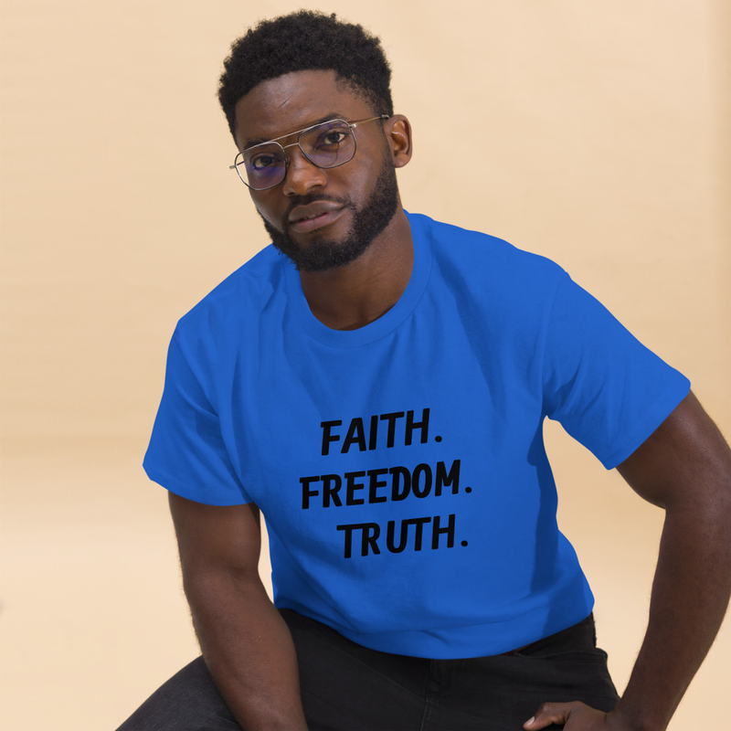 Faith. Freedom. Truth. Basic T-Shirt Unisex 
