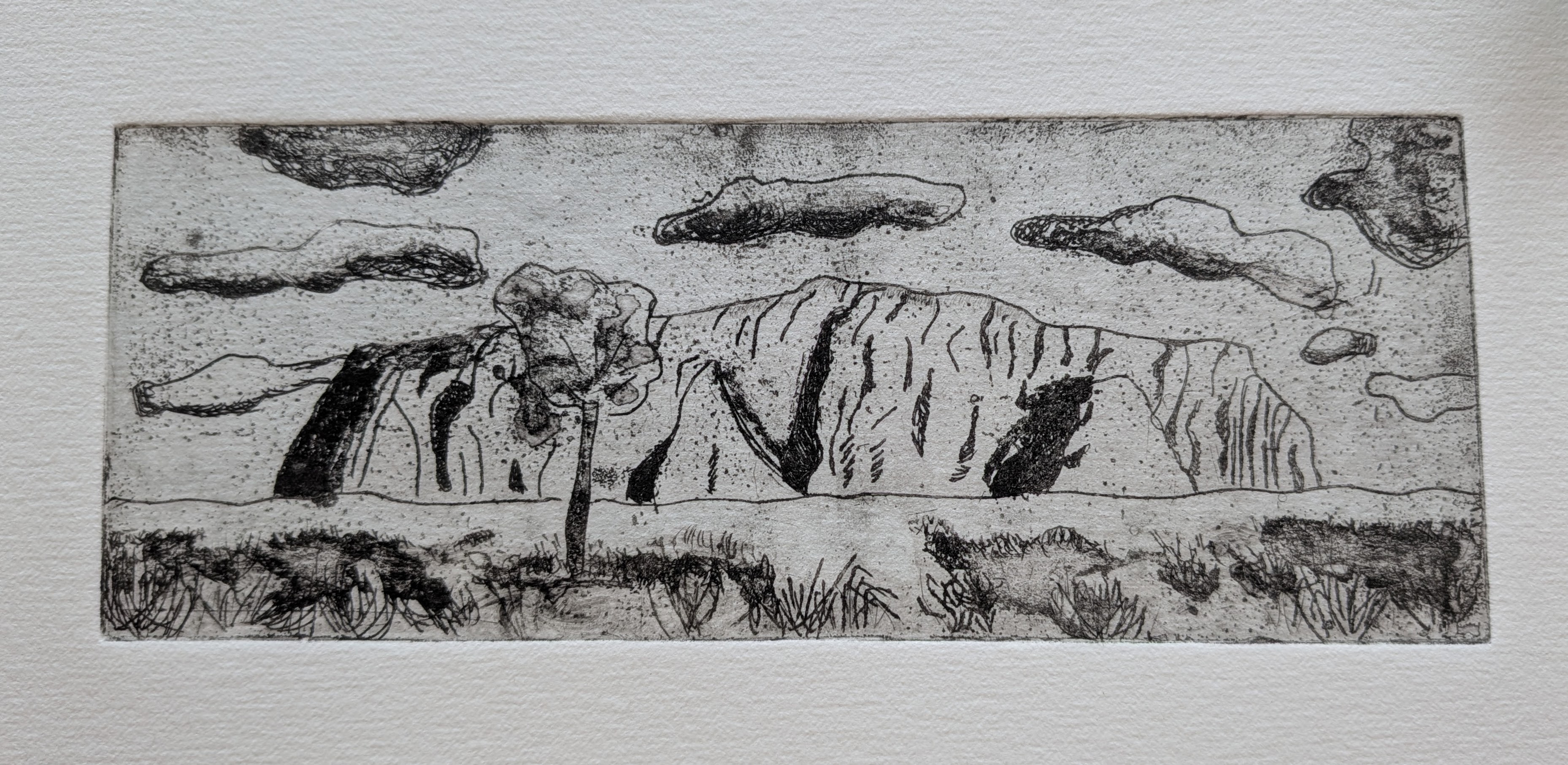 Etching of Uluru