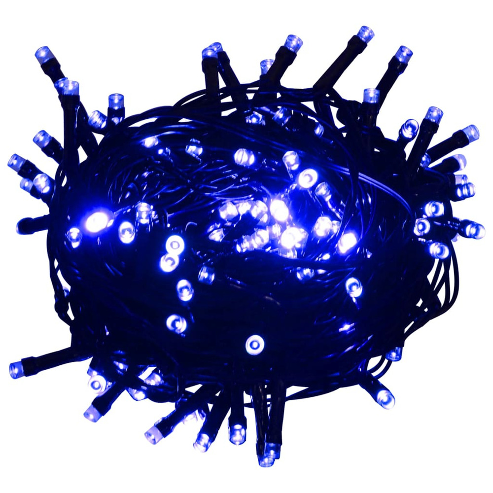 400 LED blue string lights, 40m, 8 lighting effects