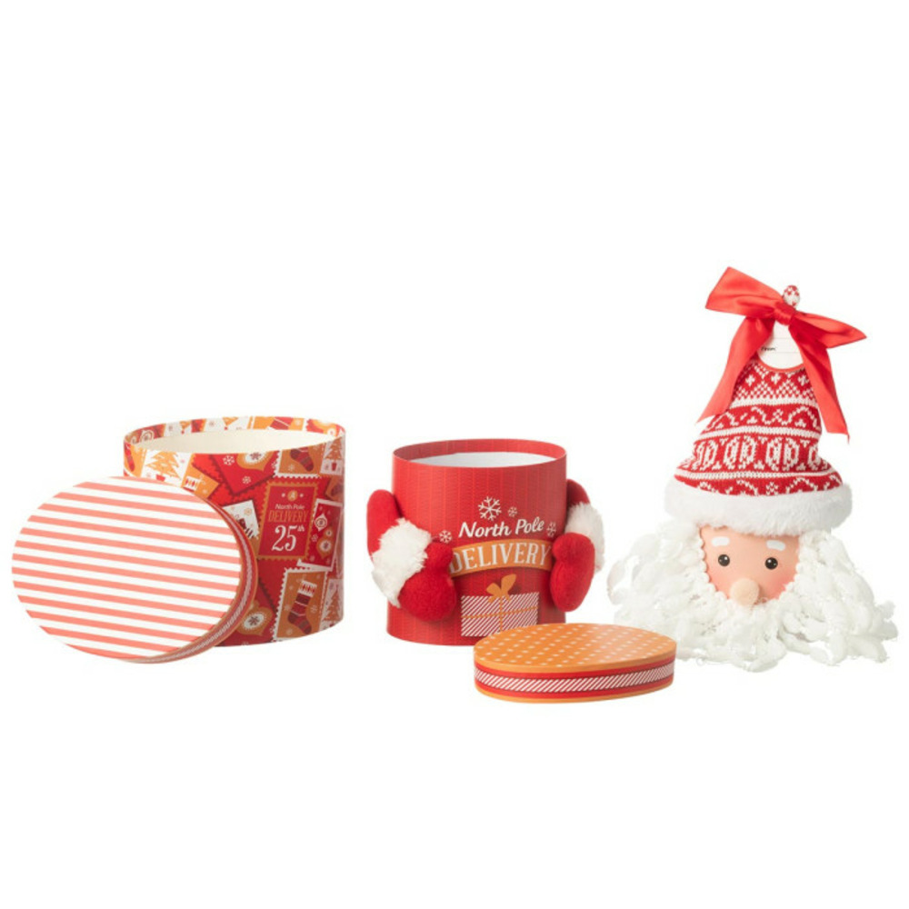 Santa Claus "Delivery" Gift Box, 47 cm, Red