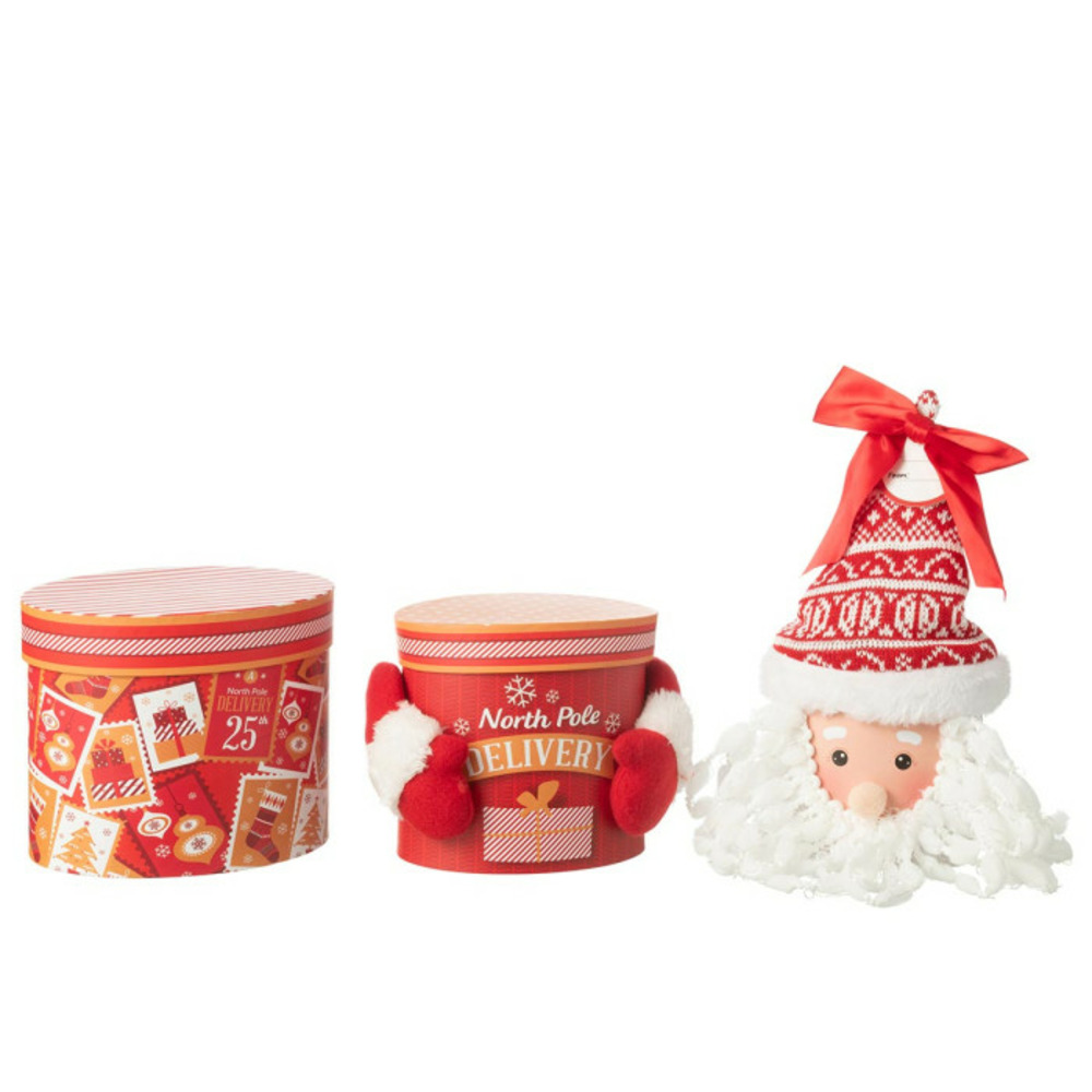 Santa Claus "Delivery" Gift Box, 47 cm, Red