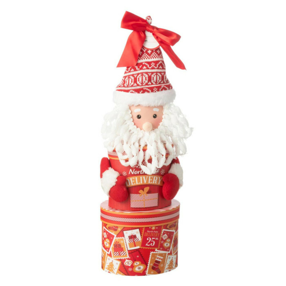 Santa Claus "Delivery" Gift Box, 47 cm, Red