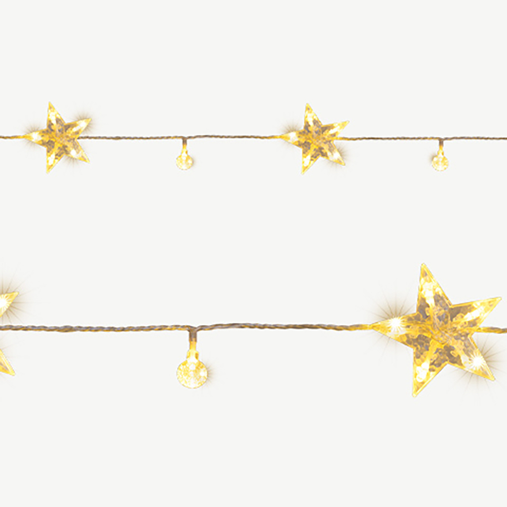 49 LED warm white Christmas tree lights - 4.5m