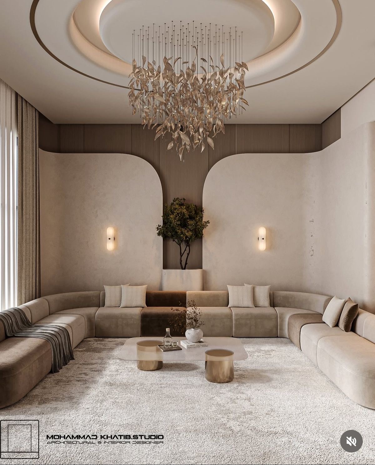 صالة جلوس فاخرة