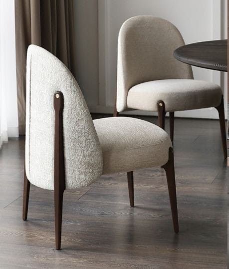 كرسي عصري بتصميم بسيط