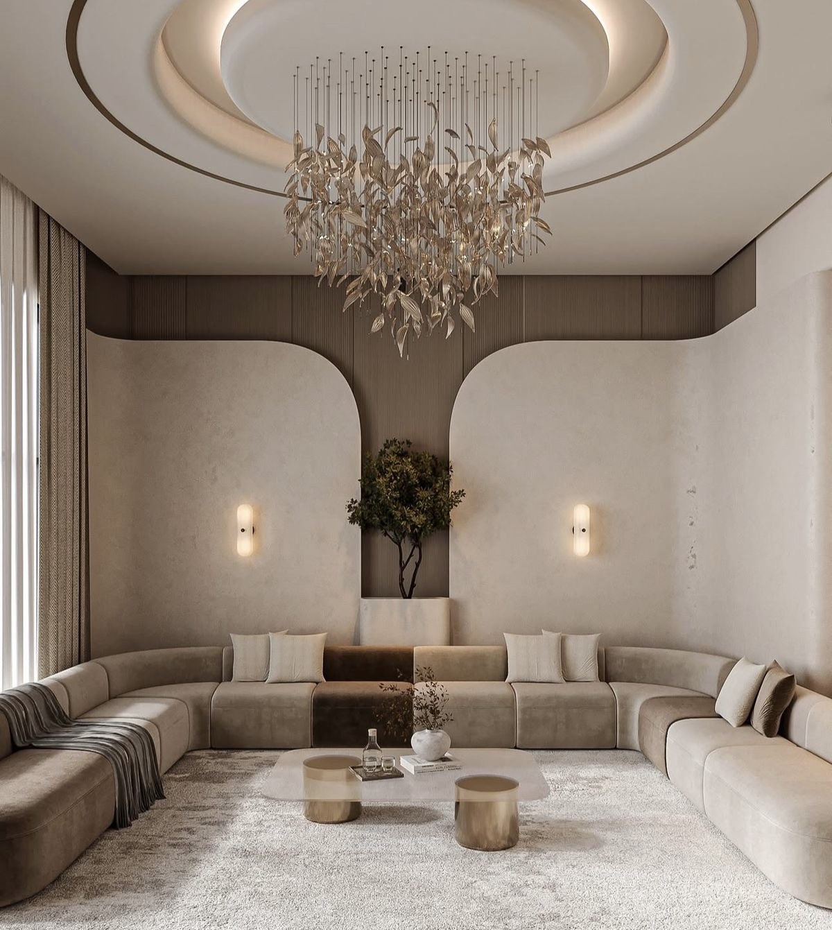 صالة جلوس فاخرة