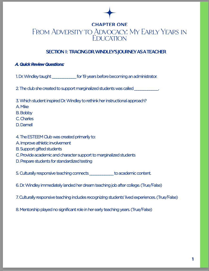 A Workbook for Transformative Educators