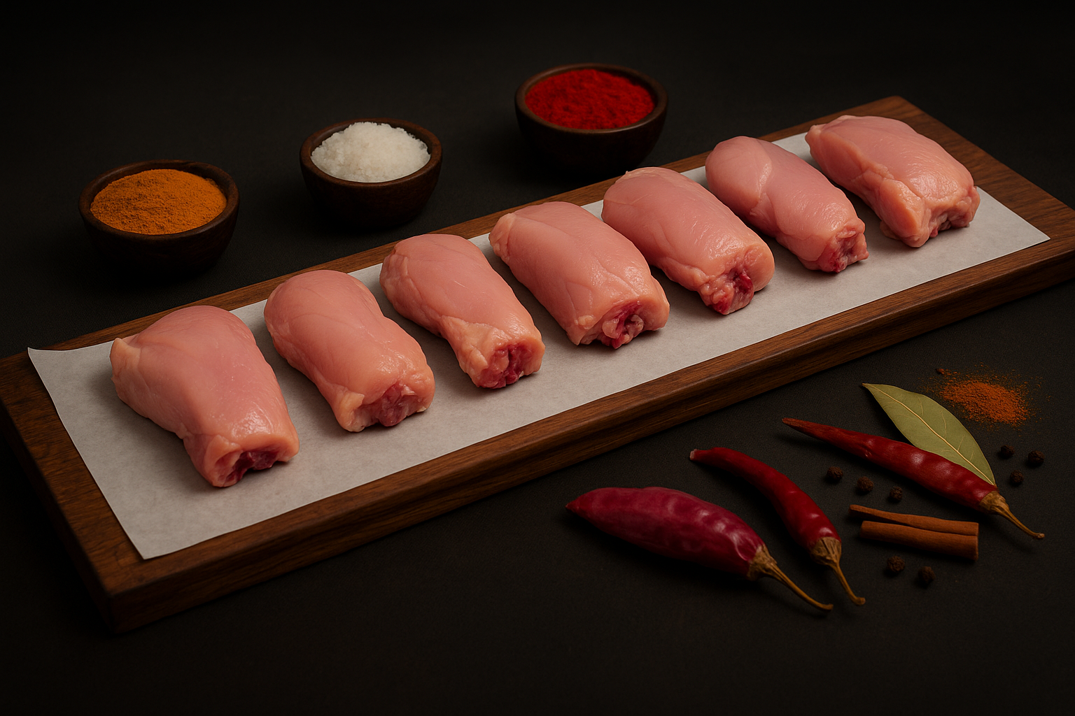 Fresh Chicken Skinless Curry Cut (Bone-In)