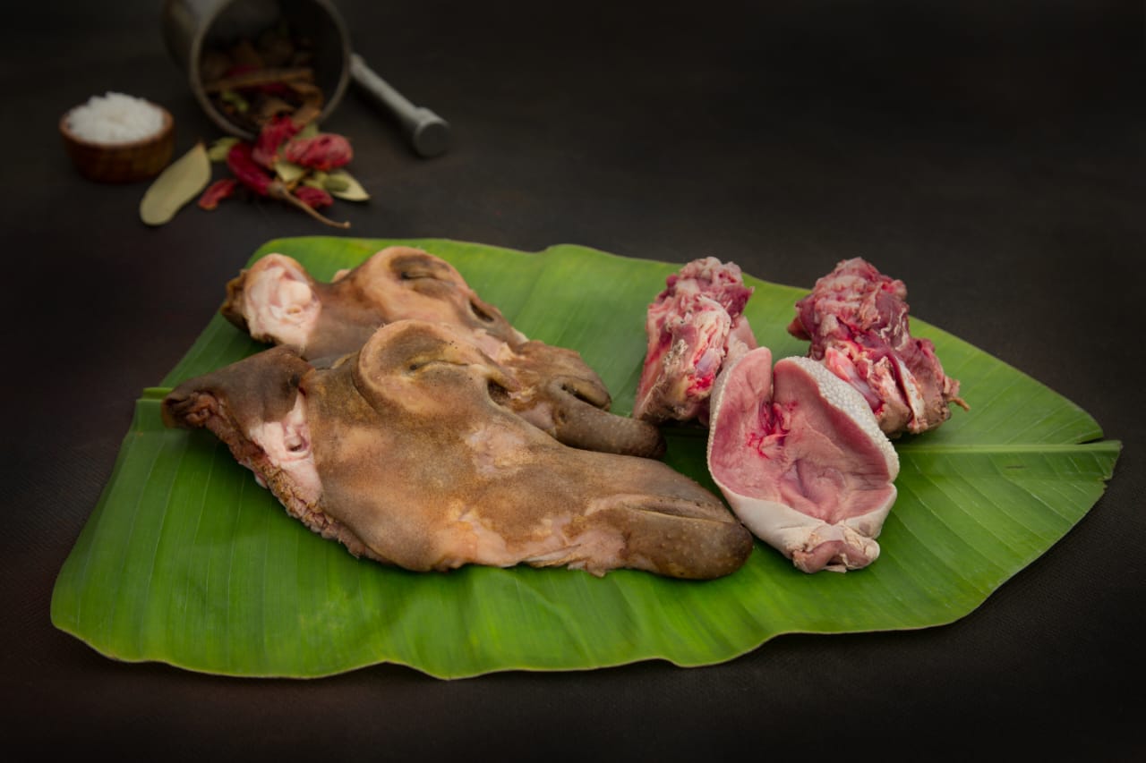 Fresh Goat Head Meat