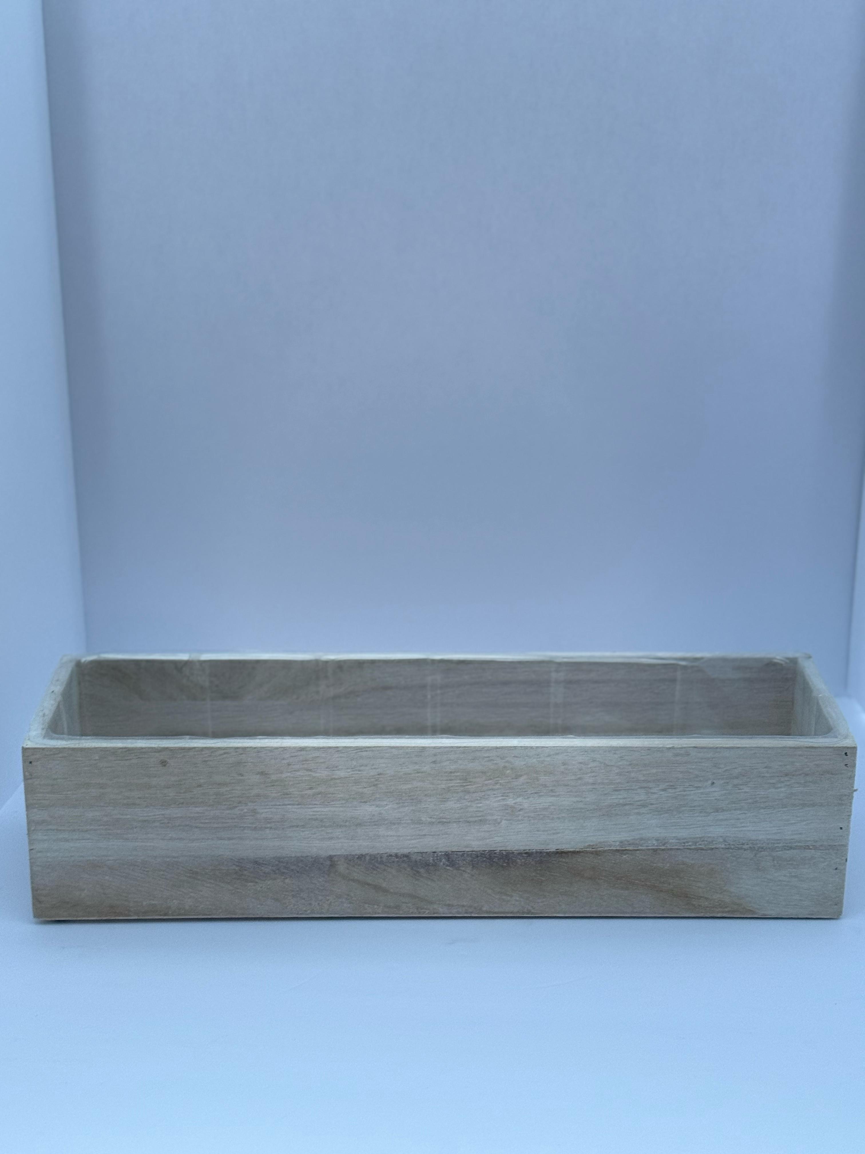Wooden Rectangular Planter Box