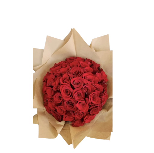 Bouquet of 50 Red Roses