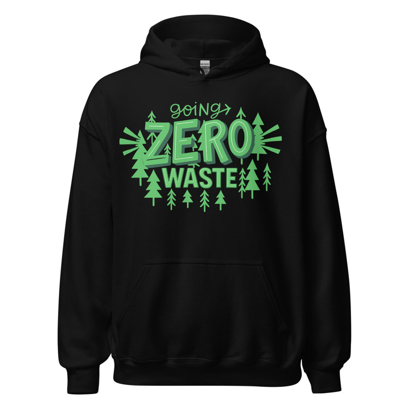 Sweat à capuche écologique « Going Zero Waste » | Sweat-shirt durable et éthique pour les militants