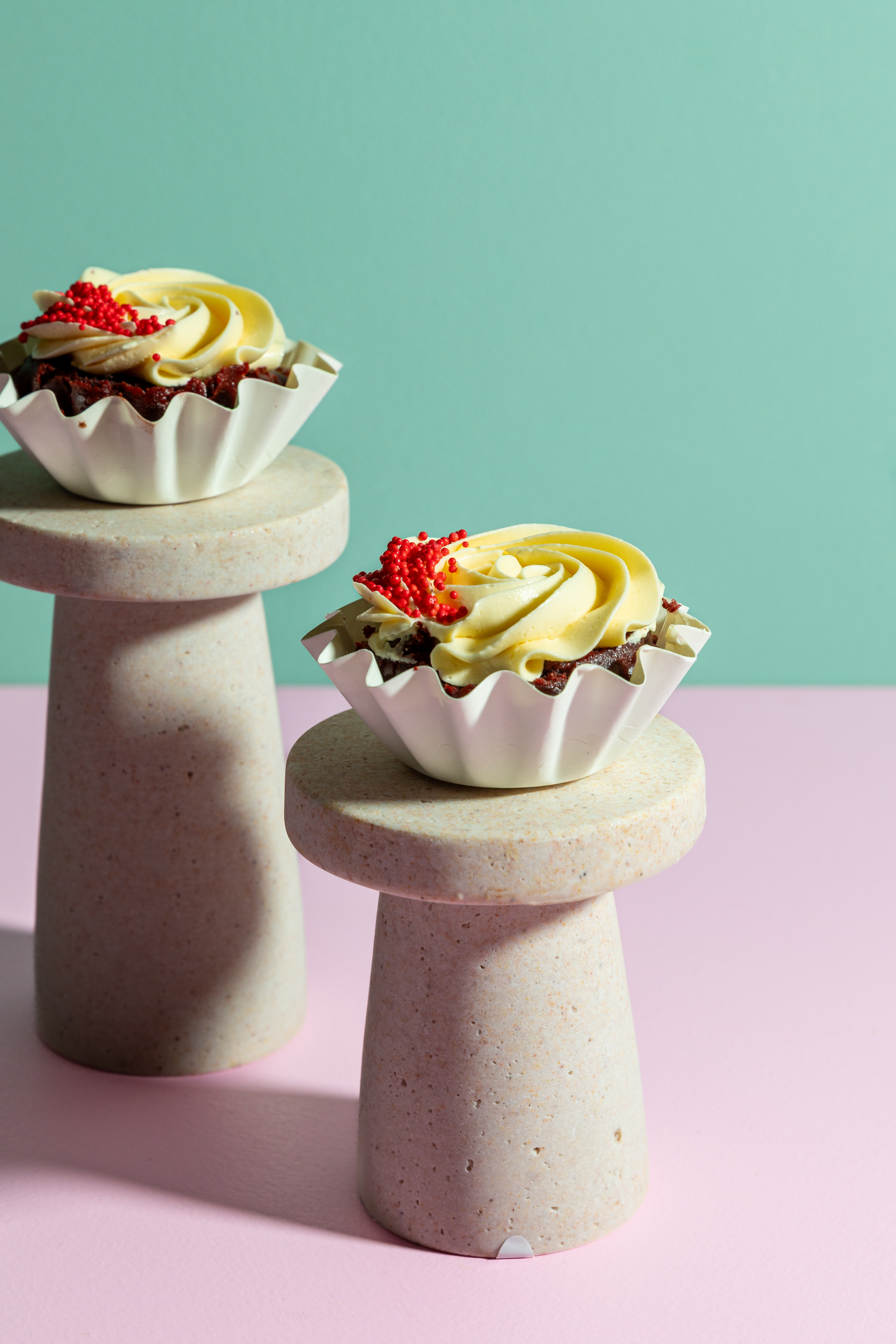 Red Velvet Cloud Cupcake