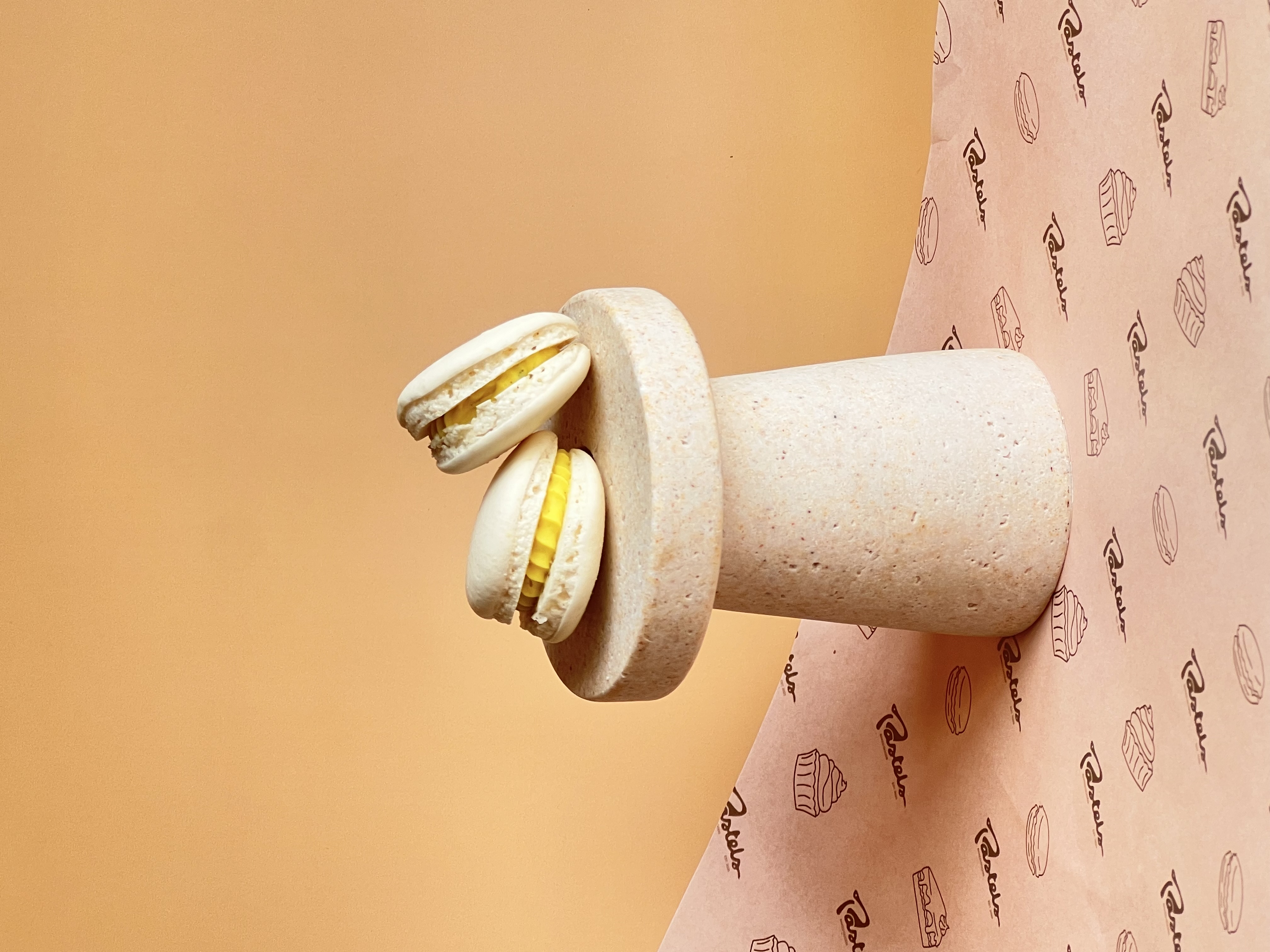 Golden Milk Macarons