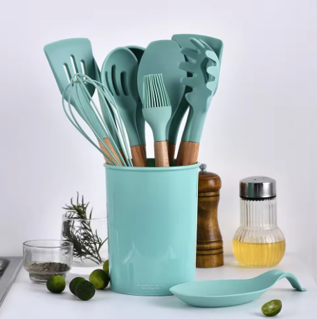 10-Piece Silicone Kitchen Utensil Set