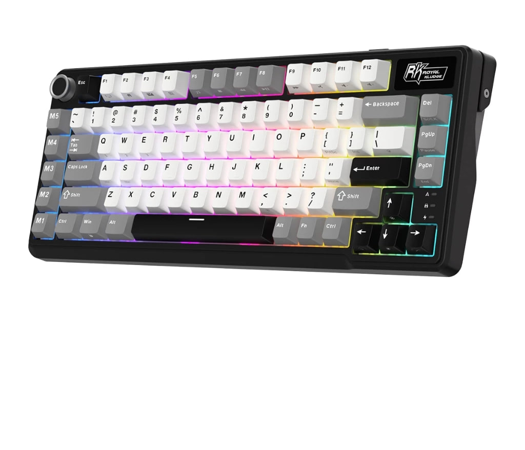 RK L75 Knight Black 85 Key Diy Mechanical Keyboard 80% Keyboard