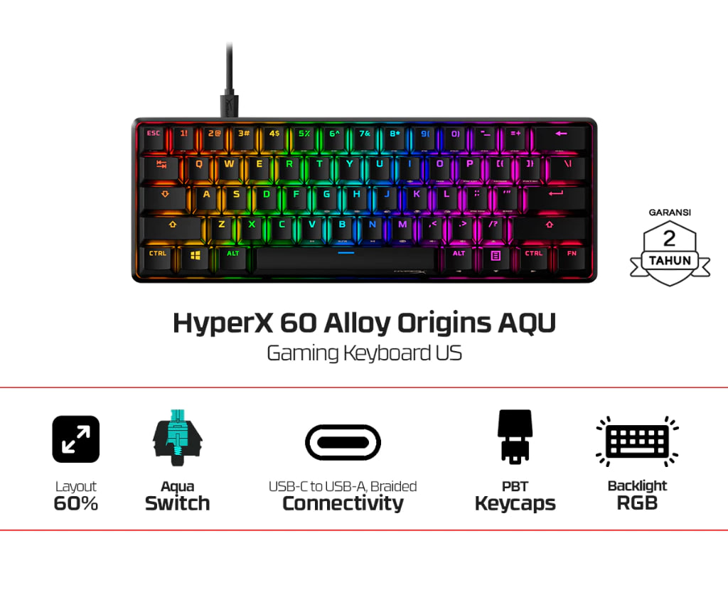 HyperX Keyboard Gaming Alloy Origins