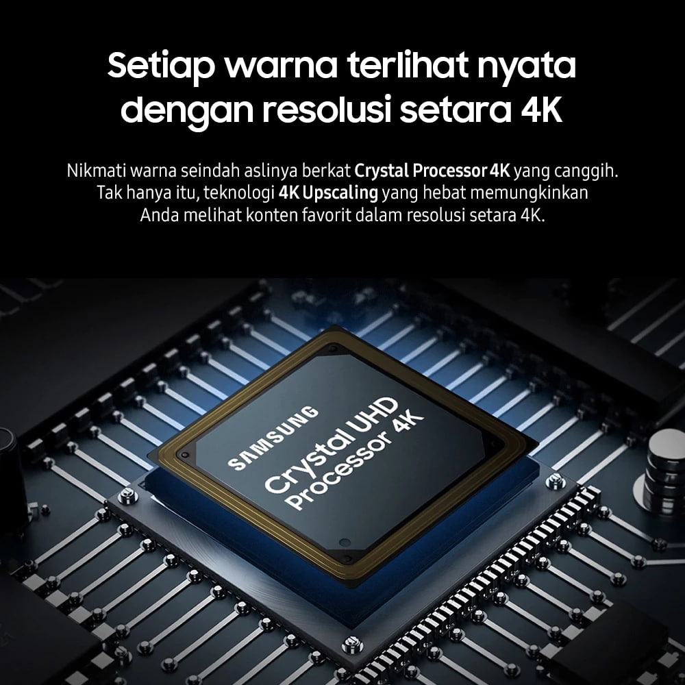 Samsung 43" Crystal UHD 4K U8000F Smart TV | Crystal Processor 4K | SmartThings | UA43U8000FKXXD