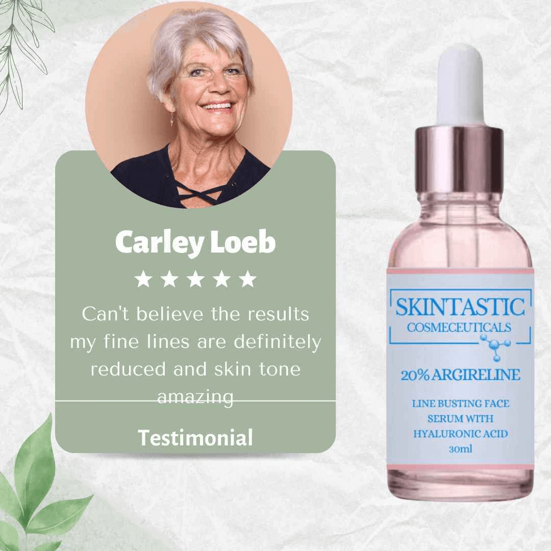 20% Argireline Serum with Hyaluronic Acid - Anti-Ageing Peptide