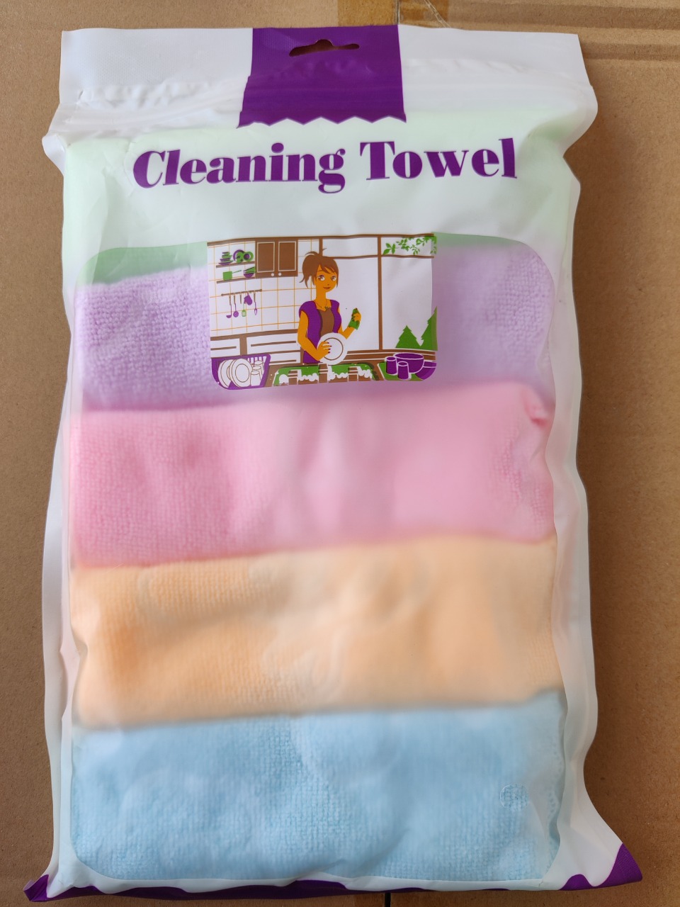 Cleaning Towel CN – 1pcs (11×11 inch) / 5pcs (1 pack)
