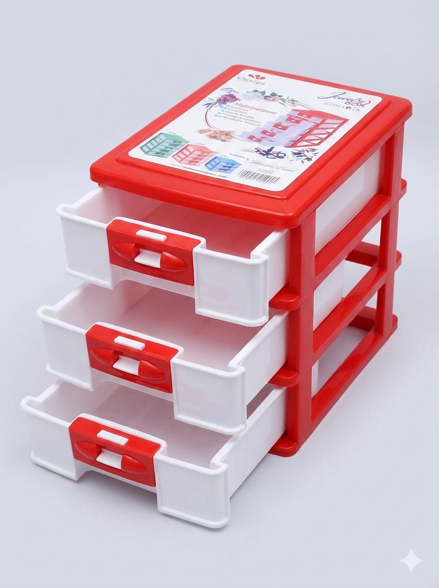 Elegant Lockable Jewelry & Accessory Box – Premium Home Storage for Rings, Necklaces, and Small Treasures”