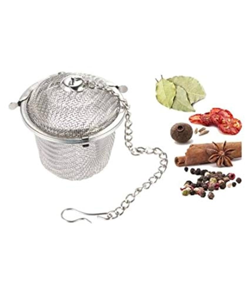 Easy Filter Tea Infuser Ball – Stainless Steel Loose Leaf Tea Strainer for Cup, Mug & Teapot