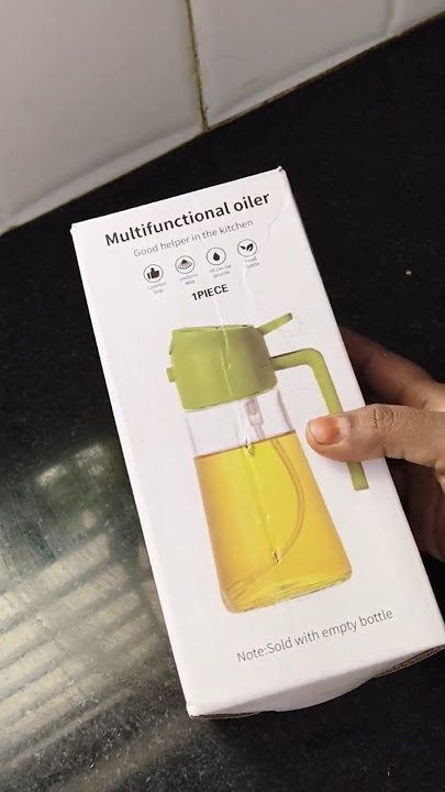 Imported 2-in-1 Oil Spray Jug and Dispenser 🫒✨