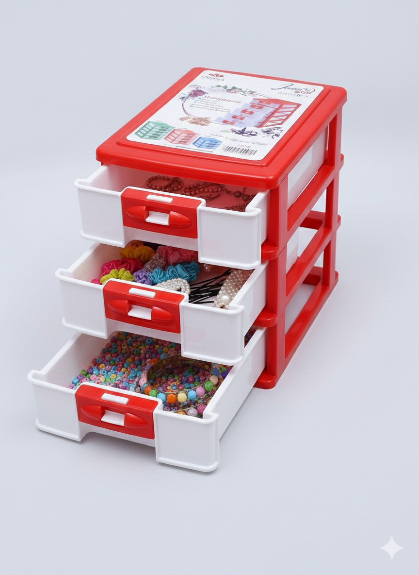 Elegant Lockable Jewelry & Accessory Box – Premium Home Storage for Rings, Necklaces, and Small Treasures”