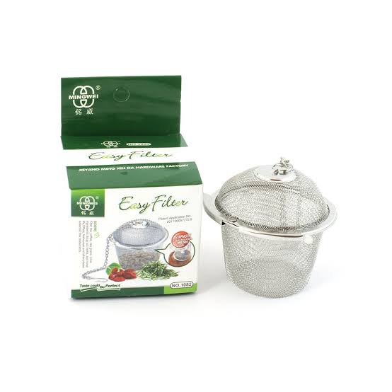 Easy Filter Tea Infuser Ball – Stainless Steel Loose Leaf Tea Strainer for Cup, Mug & Teapot