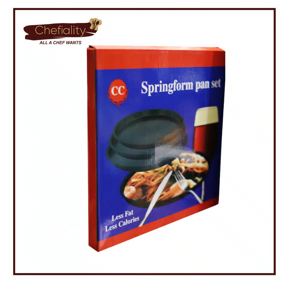 Springform Pizza Pan 3pcs set – Bakers Supplies 