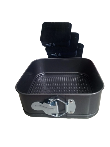 Elegant 3-Piece Shape Cake Mould Set – Premium Non-Stick Baking Pans for Perfect Cakes & Desserts 🎂✨