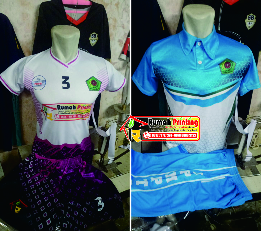 Custom Jersey, Polo Shirt, Training Pack, dll