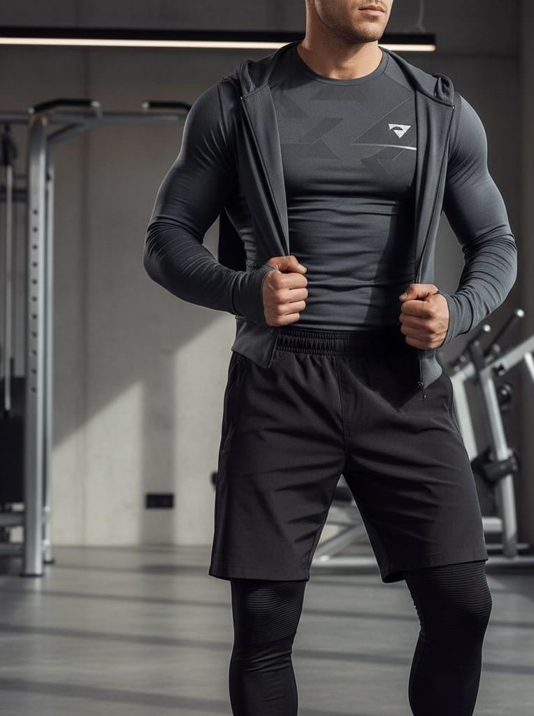 Men's Athletic Compression Sportswear Set