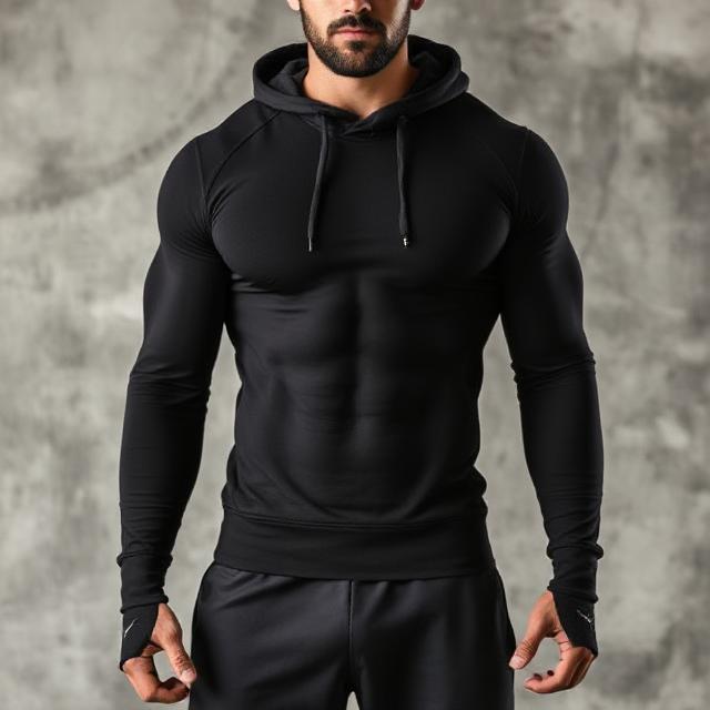 Men's Compression Athletic Hoodie