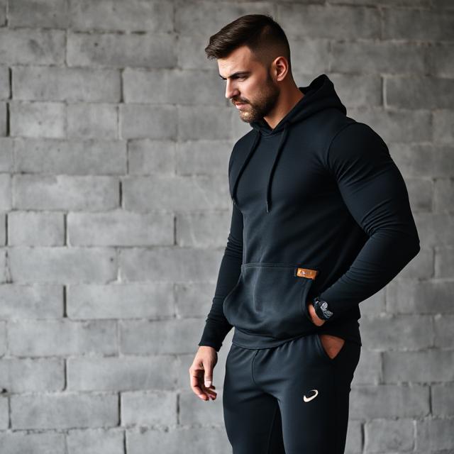 Men's Compression Athletic Hoodie
