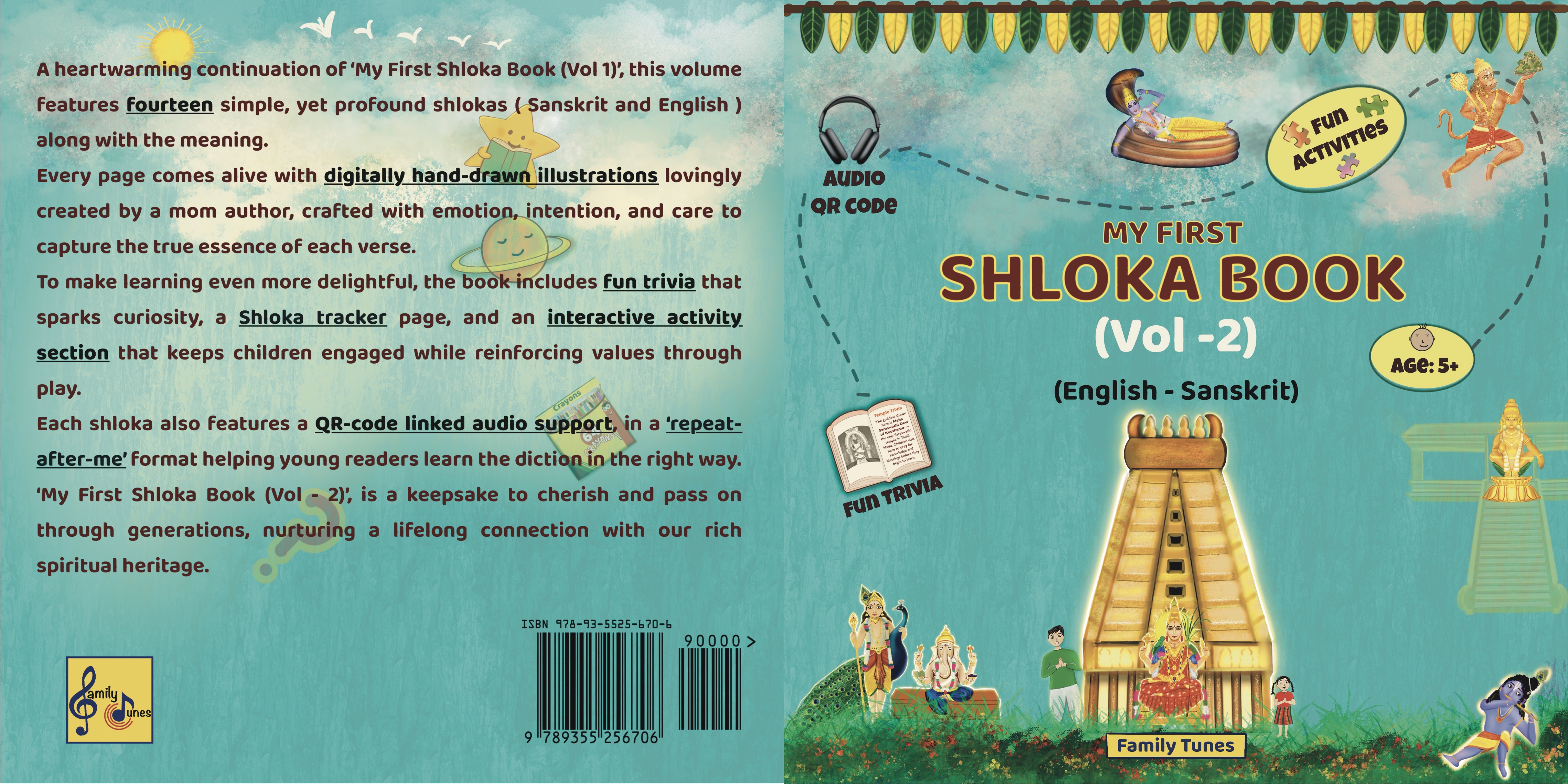 My First Shloka Book (Set of 2 Volumes) by Family Tunes