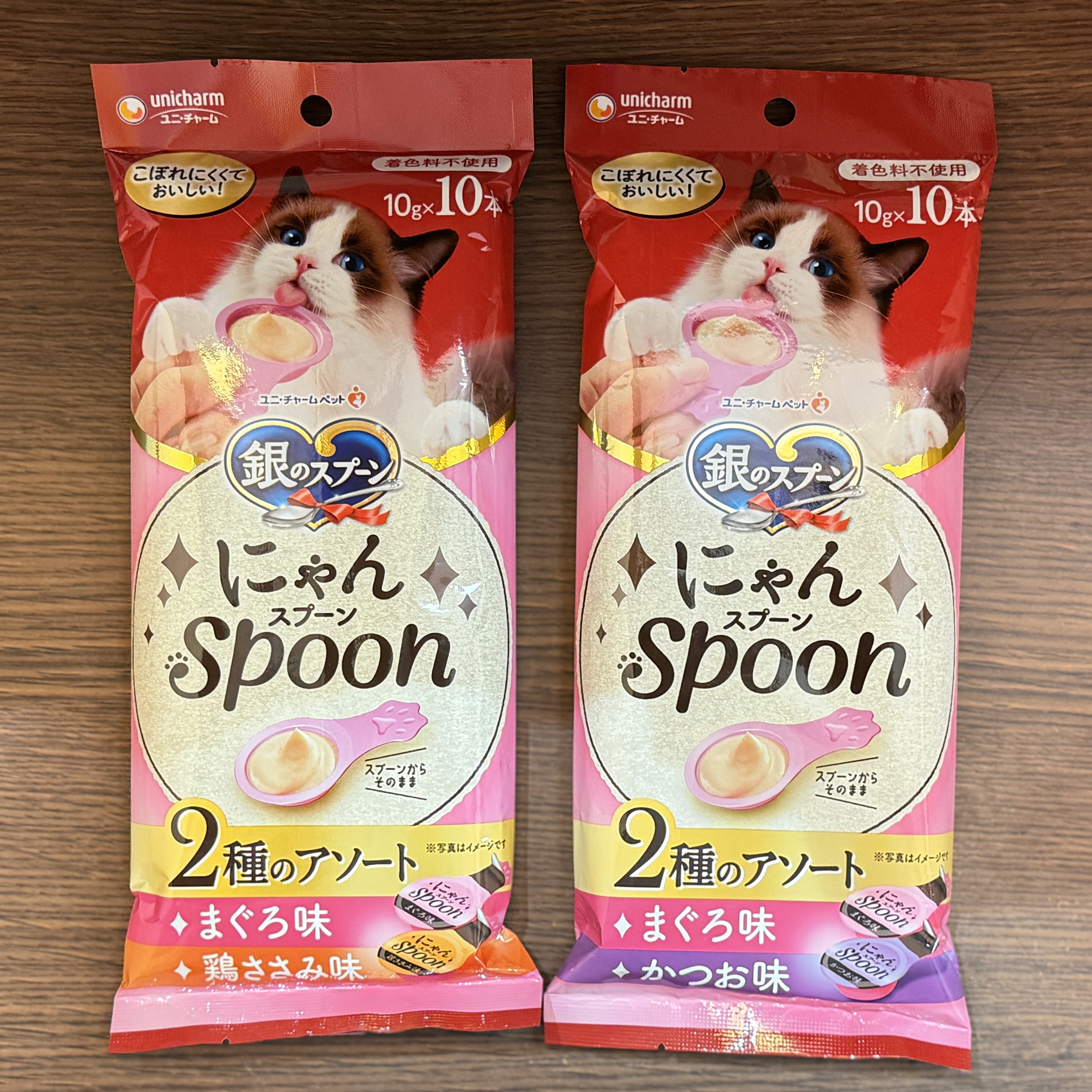 Unicharm 銀湯匙 貓專用奶膏肉泥條