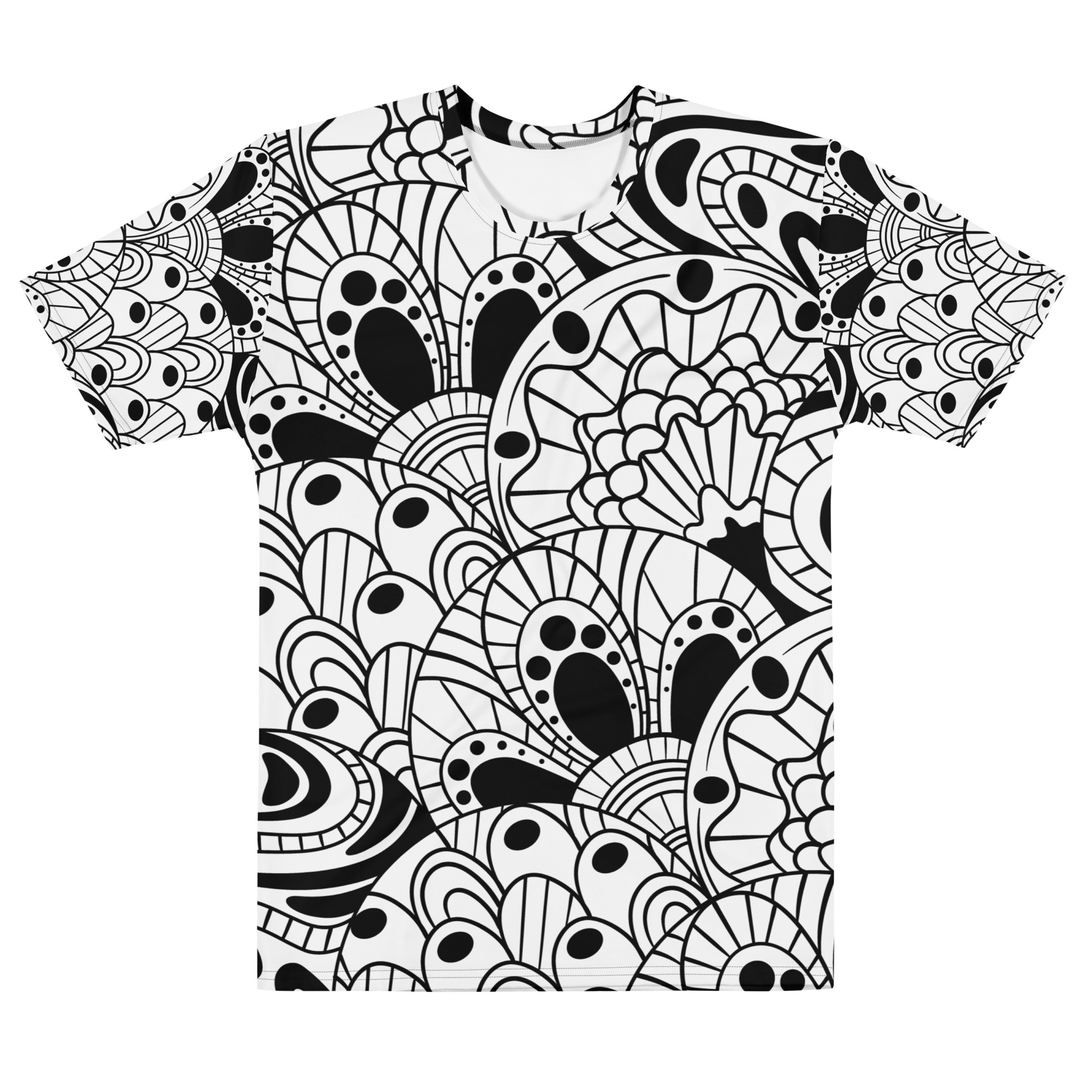 Abstract Pattern DIY Color In Men's Premium Cotton T-Shirt