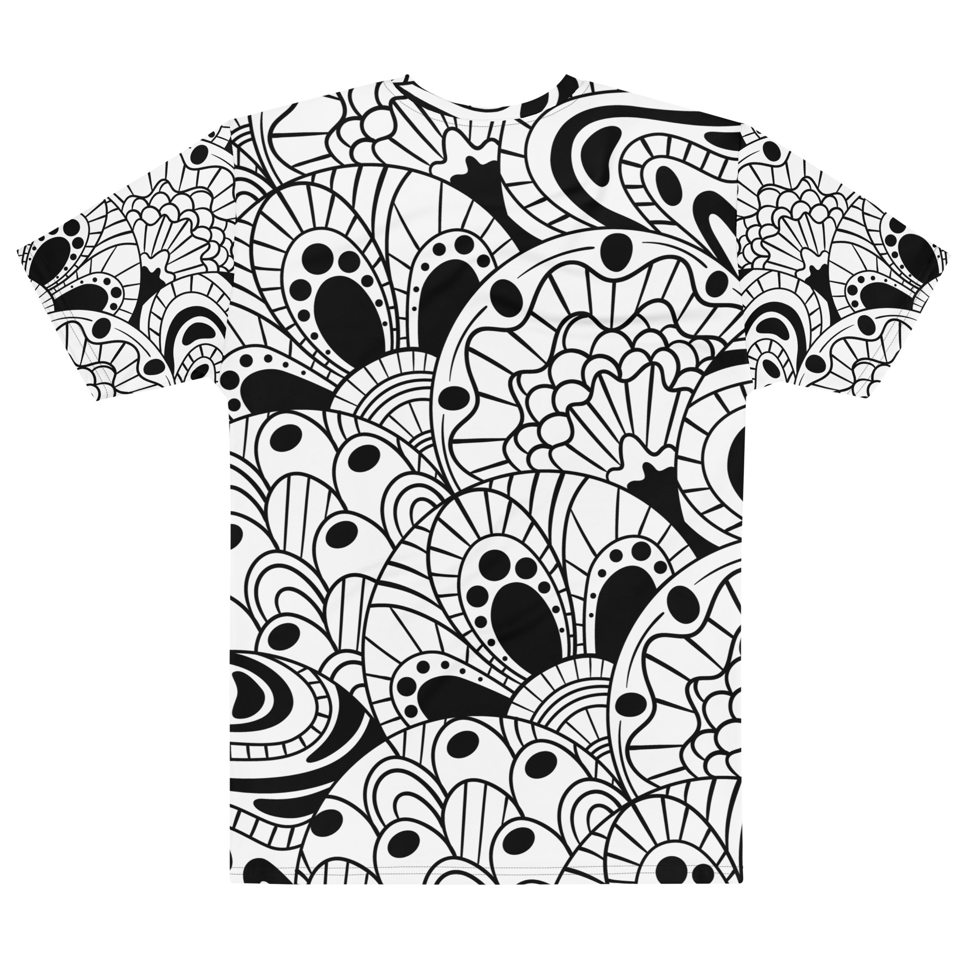 Abstract Pattern DIY Color In Men's Premium Cotton T-Shirt