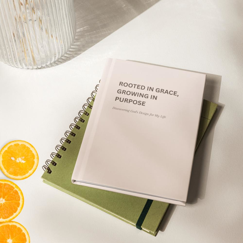 Rooted in Grace, Growing in Purpose | Hardcover Journal Notebook